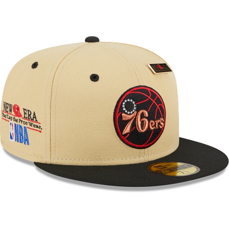 New Era Philadelphia 76ers Tan ’59FIFTY Day’ 2023 59FIFTY Fitted Hat