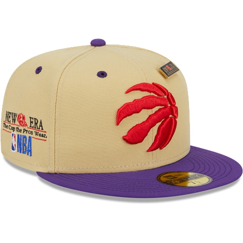 New Era Toronto Raptors Tan ’59FIFTY Day’ 2023 59FIFTY Fitted Hat