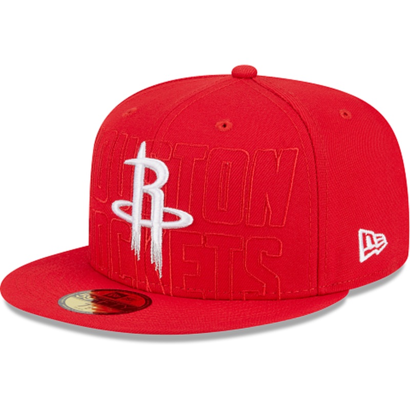 New Era Houston Rockets NBA Authentics 2023 Draft 59FIFTY Fitted Hat