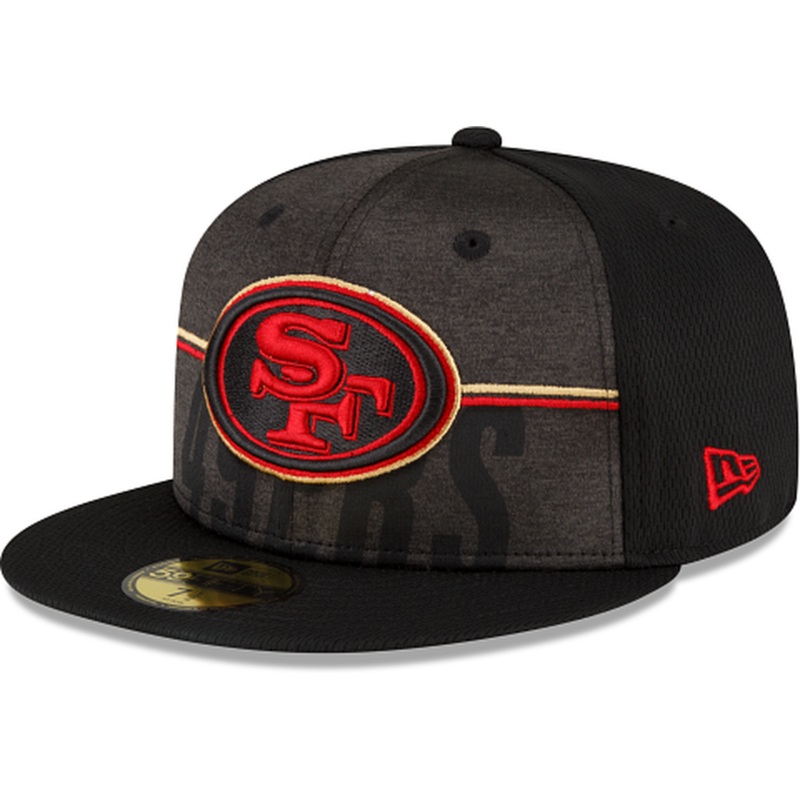 New Era San Francisco 49ers 2023 Training Black 59FIFTY Fitted Hat
