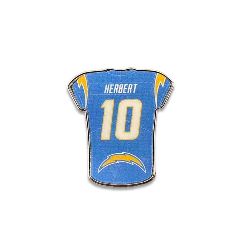 Los Angeles Chargers WinCraft NFL Justin Herbert No. 10 Jersery Lapel Pin