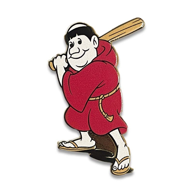 ( Exclusive) San Diego Padres WinCraft MLB Maroon Color Batting Friar Logo Lapel Pin