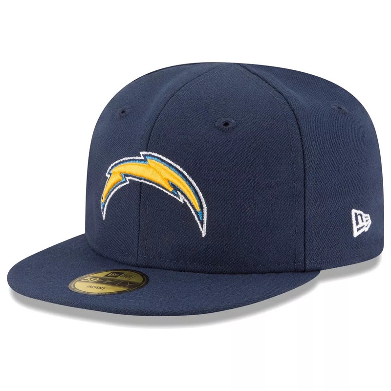 (Infant) San Diego Chargers New Era NFL 59FIFTY 5950 Fitted Cap Hat Navy Blue Crown/Visor Team Color Logo (My 1st First)