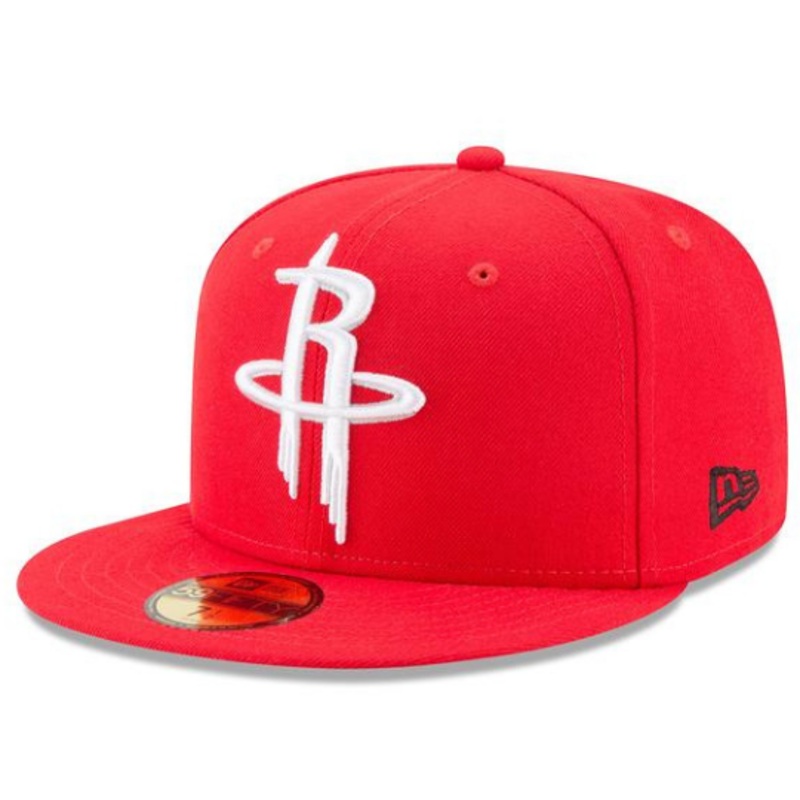 New Era Houston Rockets Scarlet 59Fifty Fitted Hat