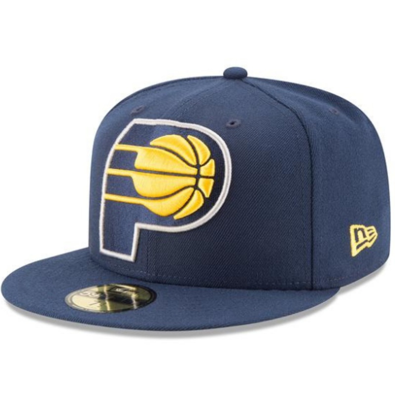 New Era Indiana Pacers Navy Blue 59Fifty Fitted Hat