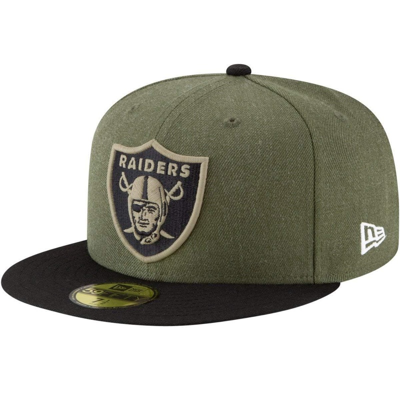 New Era Oakland Raiders Military 59Fifty Fitted Hat