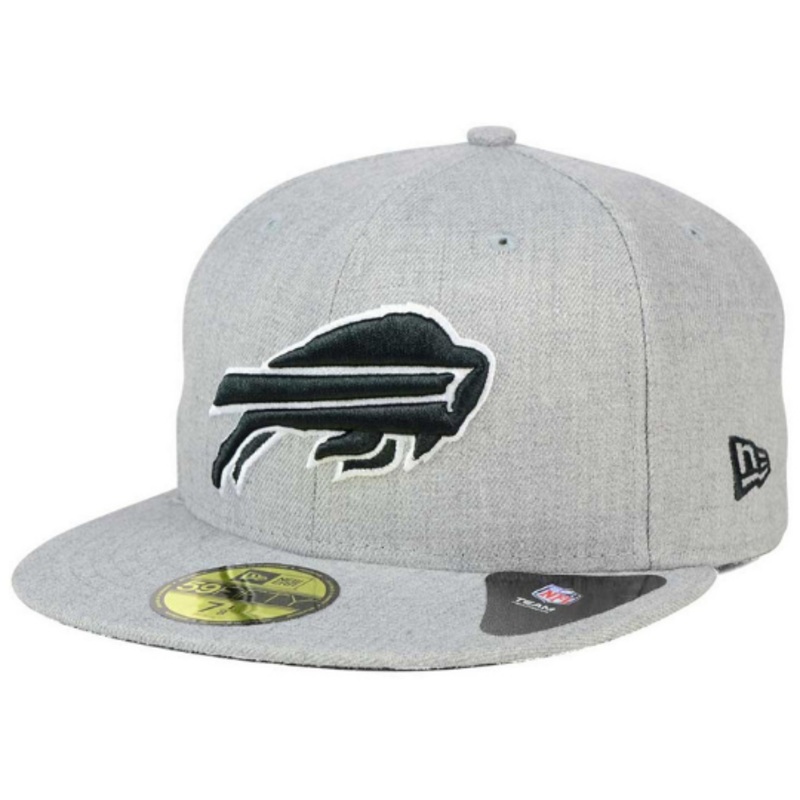 New Era Buffalo Bills Heather Gray 59FIFTY Fitted Hat
