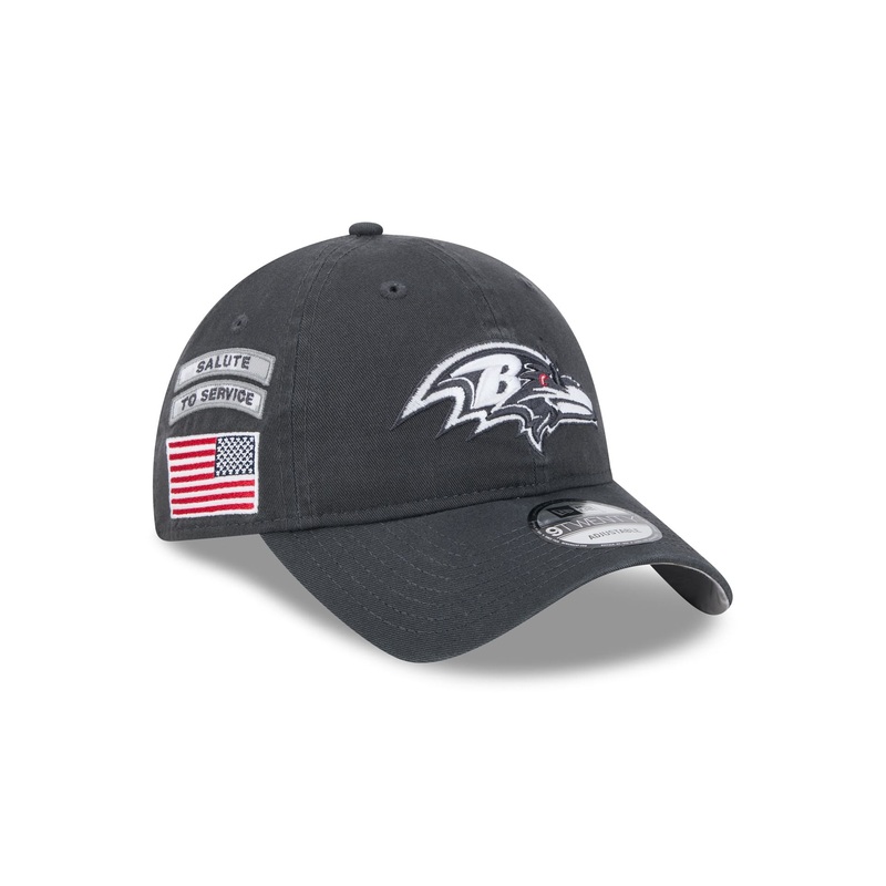 Baltimore Ravens 2024 Salute to Service 9TWENTY Adjustable Hat