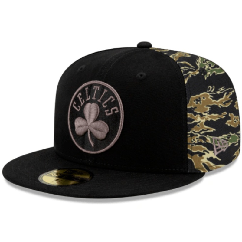 New Era Boston Celtics Camo Panel 59Fifty Fitted Hat