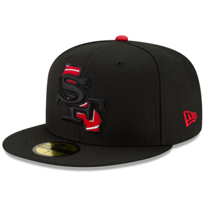 New Era San Francisco 49ers State Logo Reflect Fitted Hat