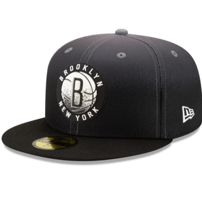 New Era Brooklyn Nets Back Half 59Fifty Fitted Hat