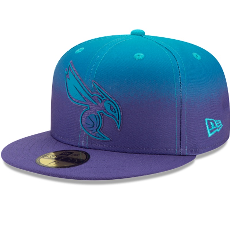 New Era Charlotte Hornets Back Half 59Fifty Fitted Hat