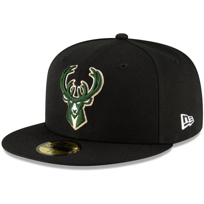 New Era Milwaukee Bucks Pink Bottom 59FIFTY Fitted Hat