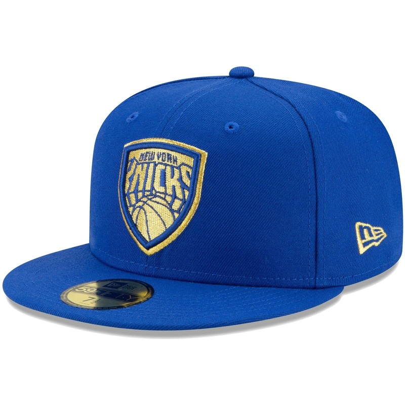 New Era New York Knicks Blue Shield 59Fifty Fitted Hat