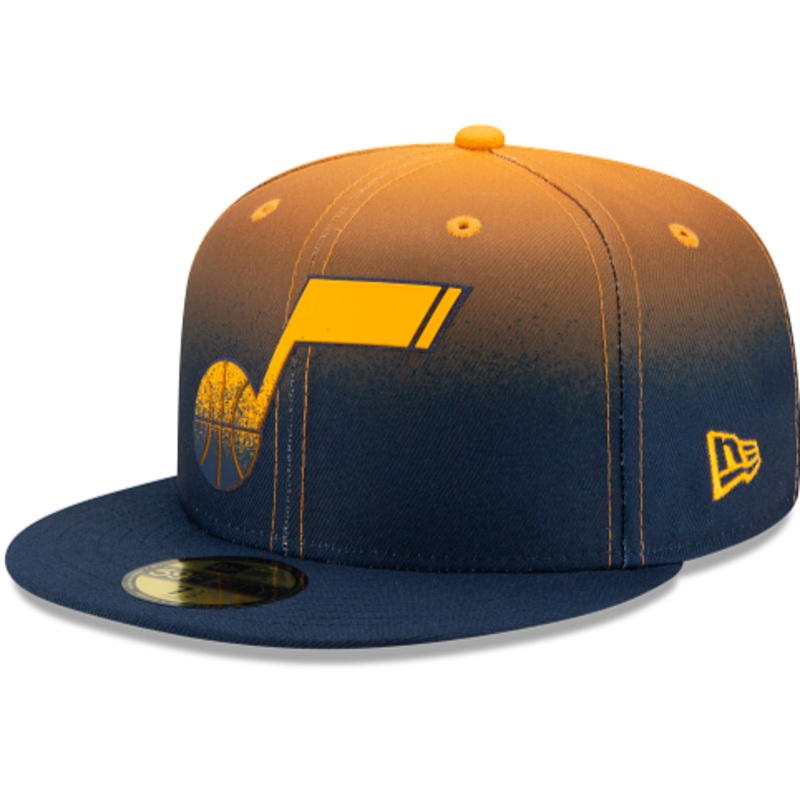 New Era Utah Jazz Back Half 59Fifty Fitted Hat