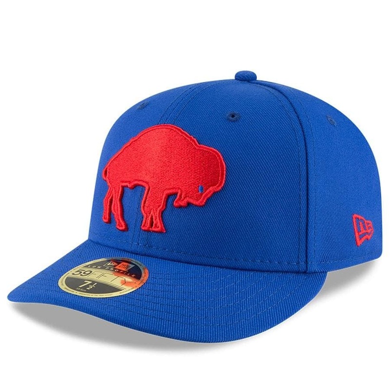 New Era Buffalo Bills Blue Omaha Classic Low Profile 59FIFTY Fitted Hat