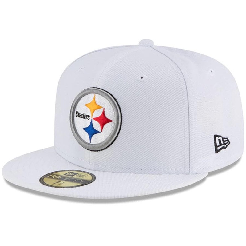 New Era White Pittsburgh Steelers 2021 59FIFTY Fitted Hat