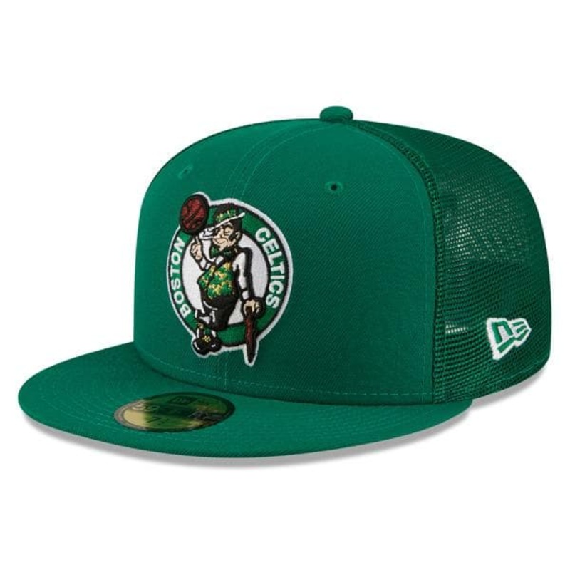 New Era Boston Celtics Green Mesh Back 59FIFTY Fitted Hat