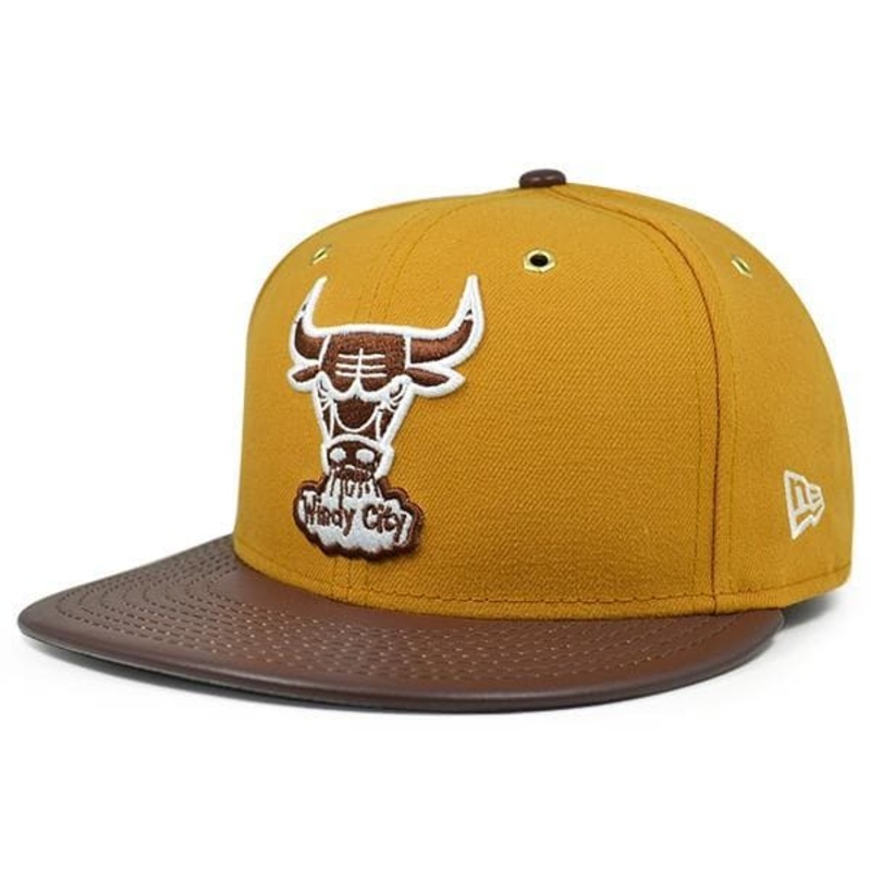 New Era Chicago Bulls “Windy City” Peanut Butter 59Fifty Fitted Hat