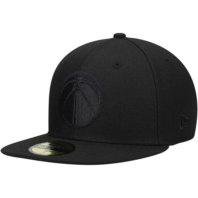 New Era Washington Wizards Black on Black 59Fifty Fitted Hat