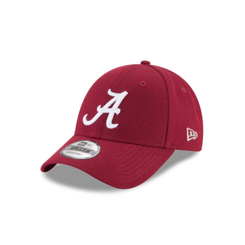 Alabama Crimson Tide New Era NCAA 9FORTY 940 Adjustable Cap Hat Cardinal Crown/Visor White Logo