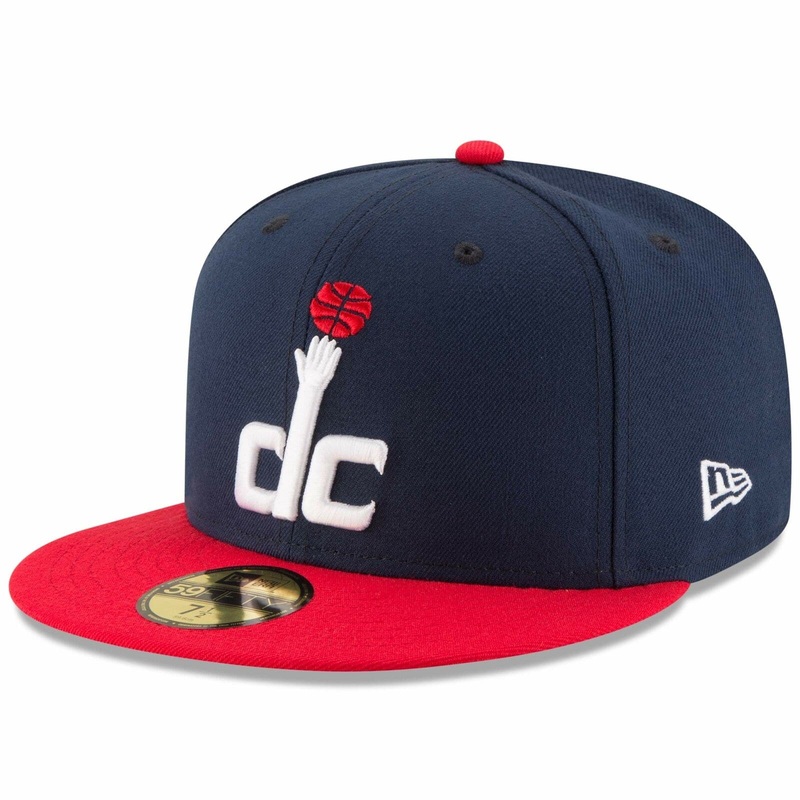 New Era Washington Wizards Mens Navy Blue 2Tone 59FIFTY Fitted Hat