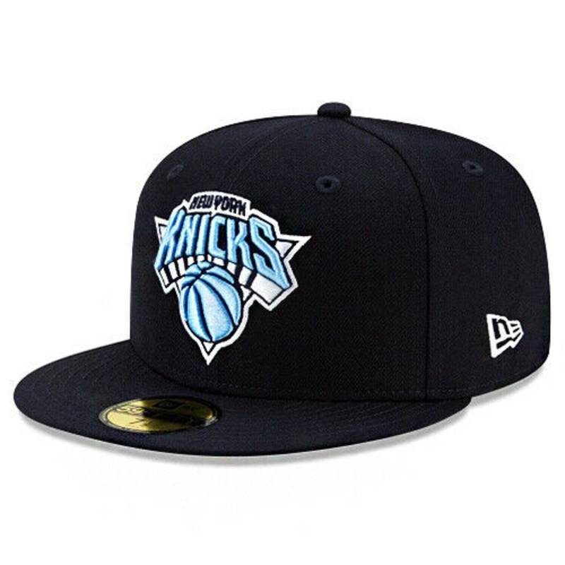 New Era New York Knicks 2x Champions Navy Blue & Baby Blue 59FIFTY Fitted Hat