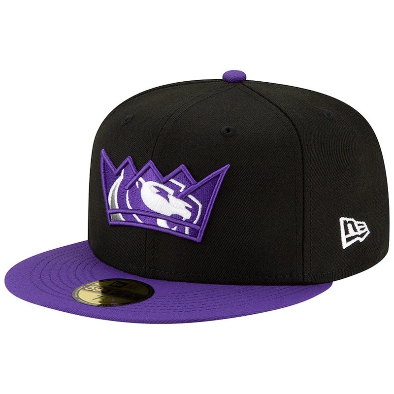 New Era Sacramento Kings 2021 NBA Draft Black/ Purple 59FIFTY Fitted Hat