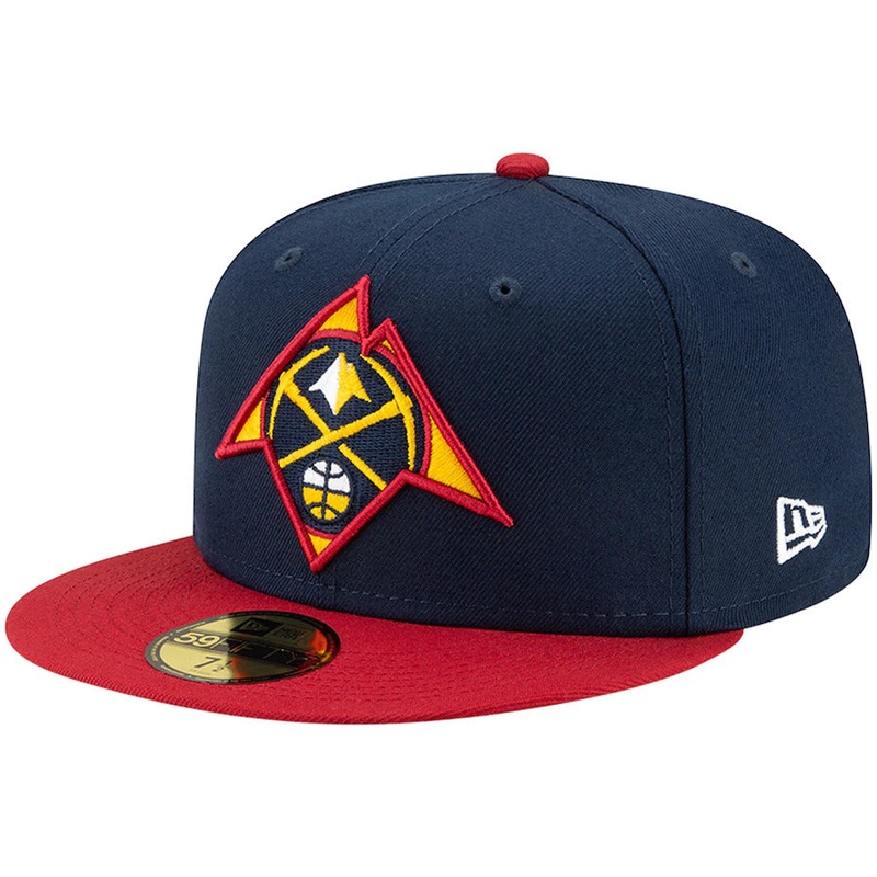 New Era Denver Nuggets 2021 NBA Draft Navy Blue 59FIFTY Fitted Hat
