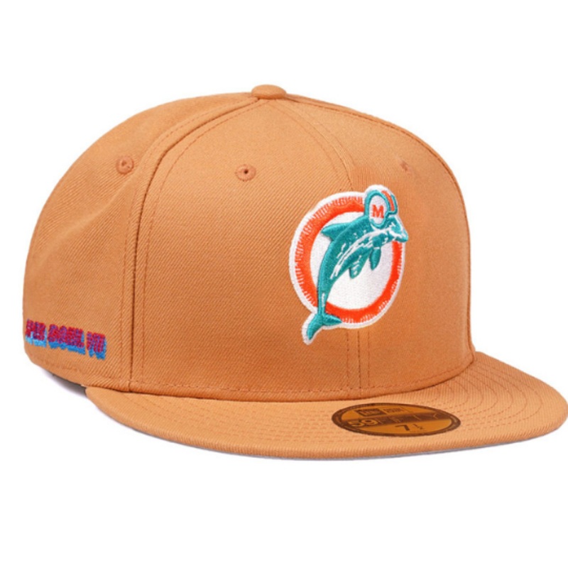 New Era Miami Dolphins Super Bowl VII Golden Memories 59FIFTY Fitted Hat