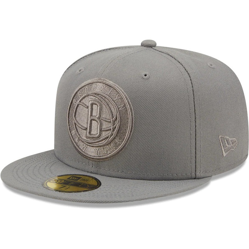 New Era Brooklyn Nets Gray Color Pack 59FIFTY Fitted Hat