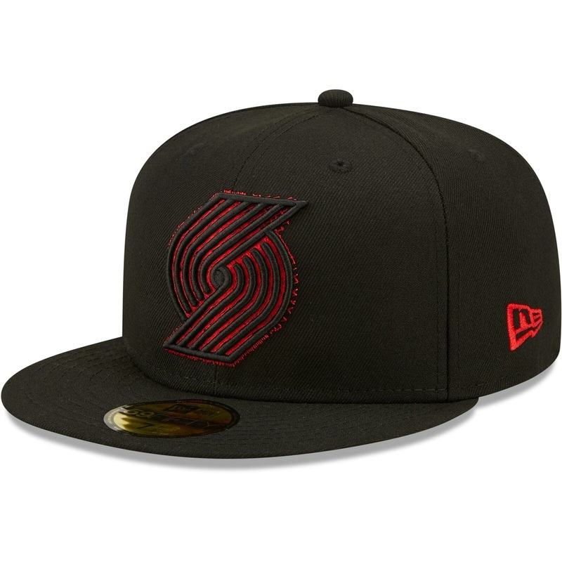 New Era Portland Trail Blazers Black Scored 59FIFTY Fitted Hat