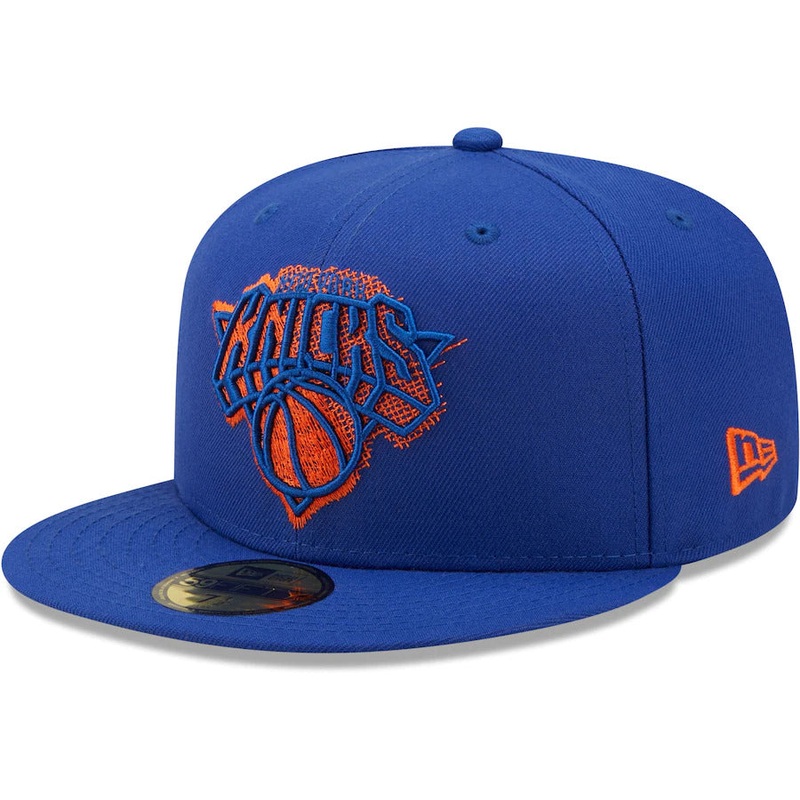 New Era Blue New York Knicks Scored 59FIFTY Fitted Hat