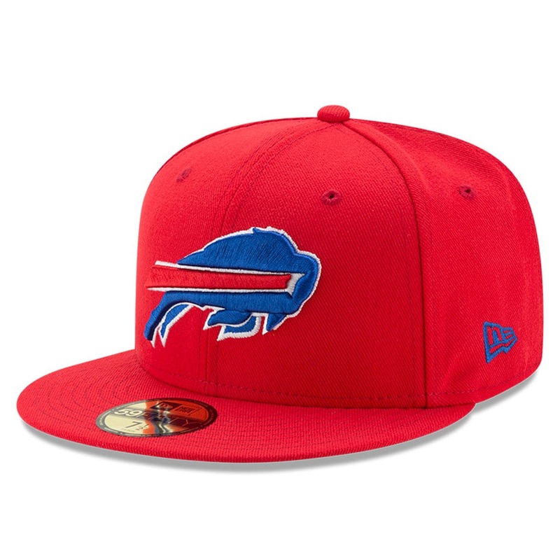 New Era Buffalo Bills Red Omaha 59FIFTY Fitted Hat