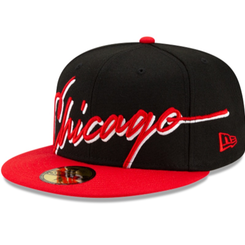 New Era Chicago Bulls Cursive 59FIFTY Fitted Hat
