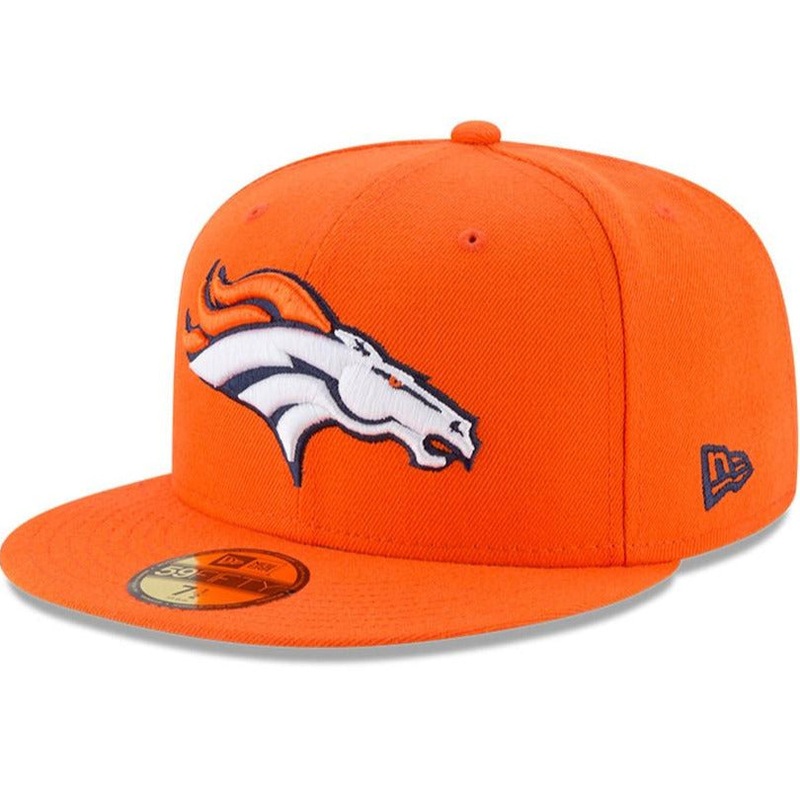 New Era Denver Broncos Orange Omaha 59FIFTY Fitted Hat