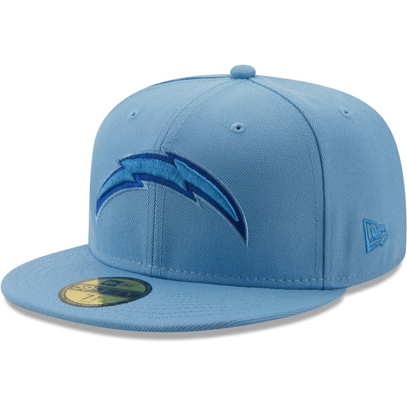 New Era Los Angeles Chargers Light Blue 50 Years The Pastels 59FIFTY Fitted Hat