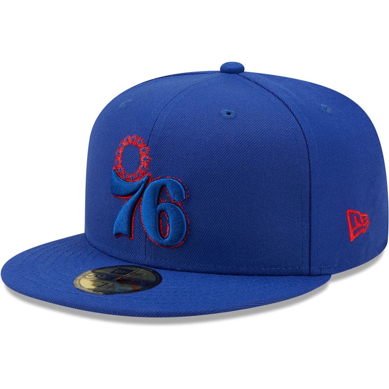 New Era Royal Blue Philadelphia 76ers Scored 59FIFTY Fitted Hat