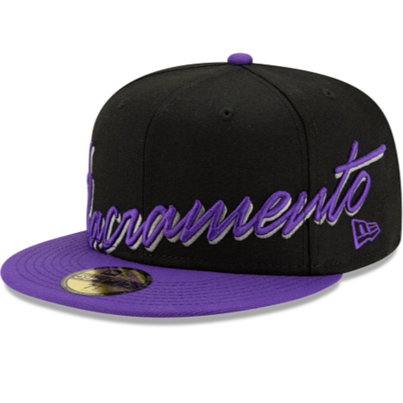 New Era Sacramento Kings Cursive 59FIFTY Fitted Hat