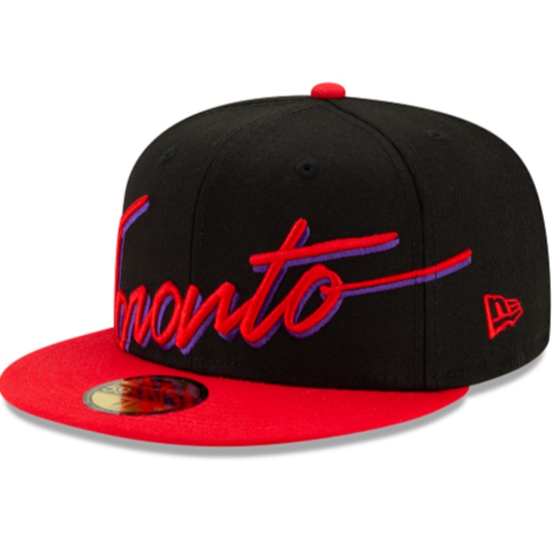 New Era Toronto Raptors Cursive 59FIFTY Fitted Hat