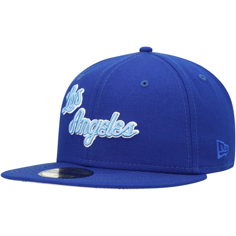 New Era Blue Los Angeles Lakers Hardwood Classics Collection 59FIFTY Fitted Hat