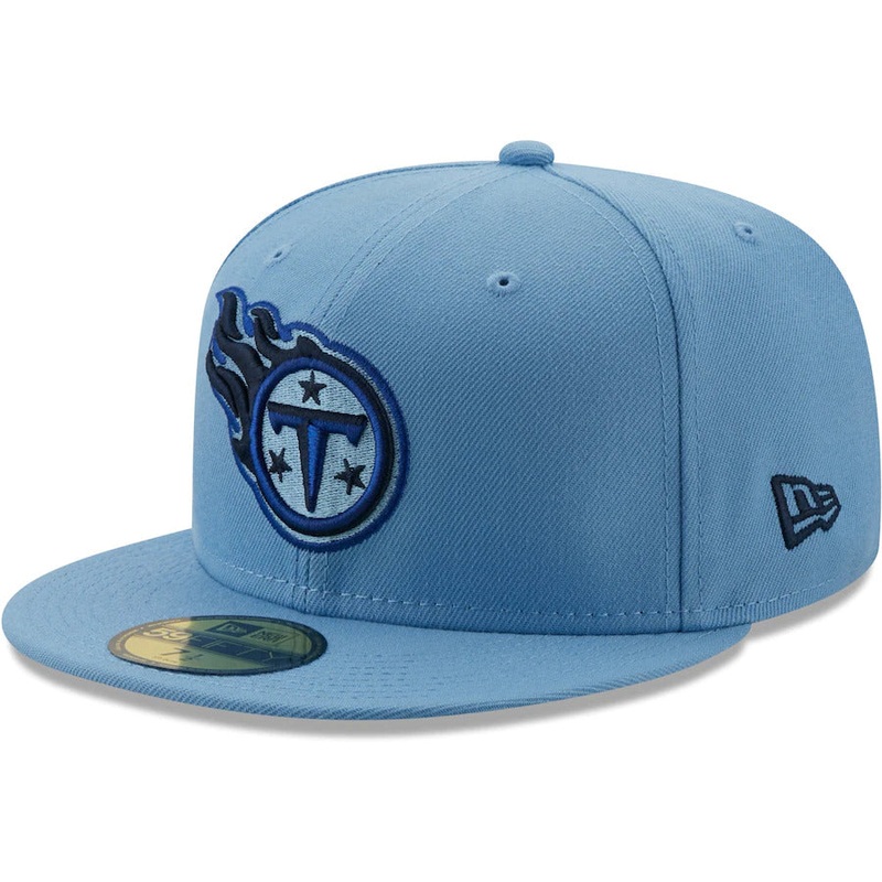 New Era Light Blue Tennessee Titans 15 Years The Pastels 59FIFTY Fitted Hat