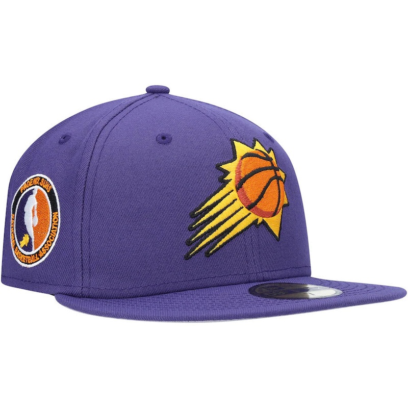 New Era Purple Phoenix Suns Team Logoman 59FIFTY Fitted Hat