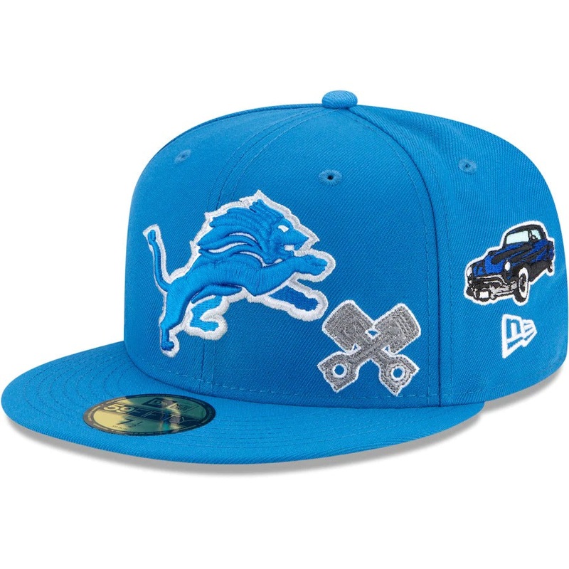 New Era Blue Detroit Lions City Transit 59FIFTY Fitted Hat