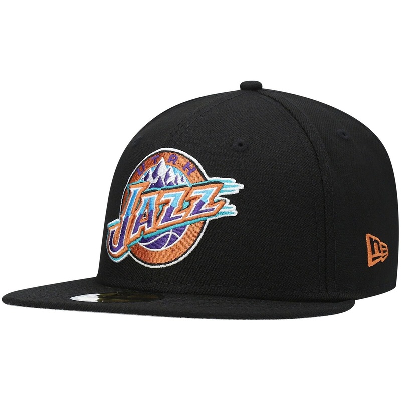 New Era Utah Jazz Purple Hardwood Classics Collection 59FIFTY Fitted Hat