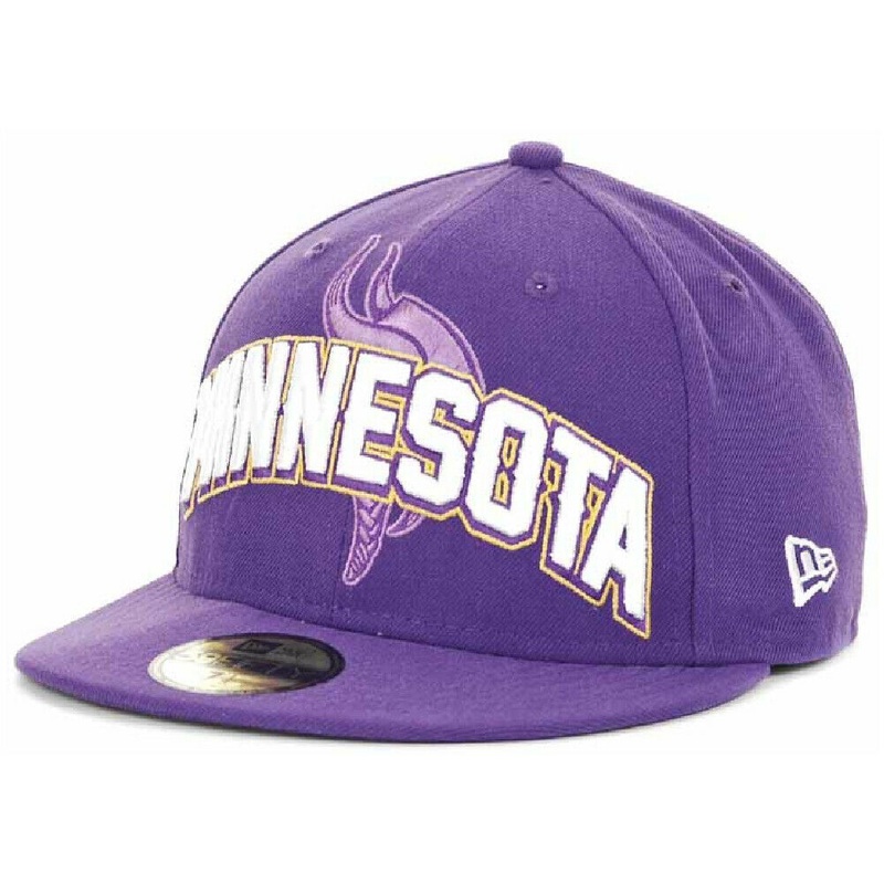 New Era Minnesota Vikings Purple New NFL 2012 Draft 59FIFTY Fitted Hat