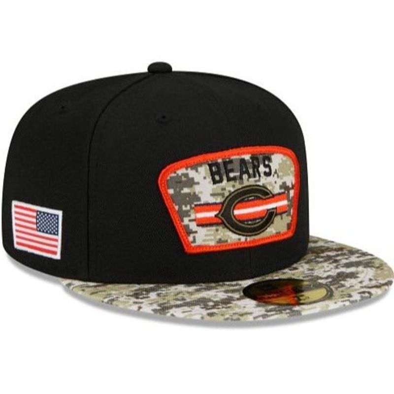 New Era Chicago Bears Alternate Salute To Service 2021 59FIFTY Fitted Hat