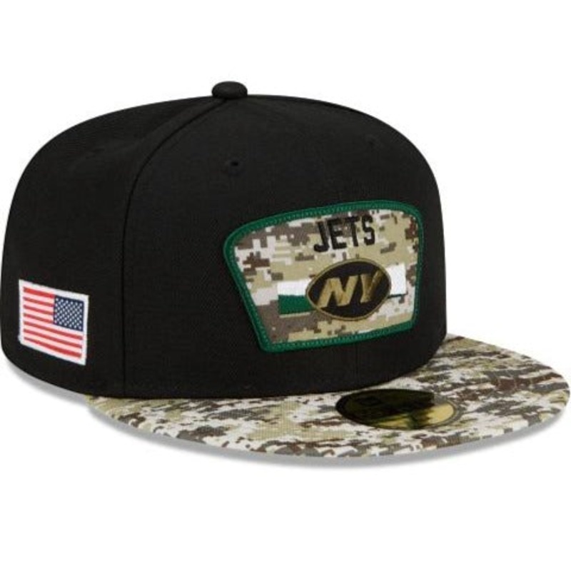 New Era New York Jets Salute To Service 2021 59FIFTY Fitted Hat