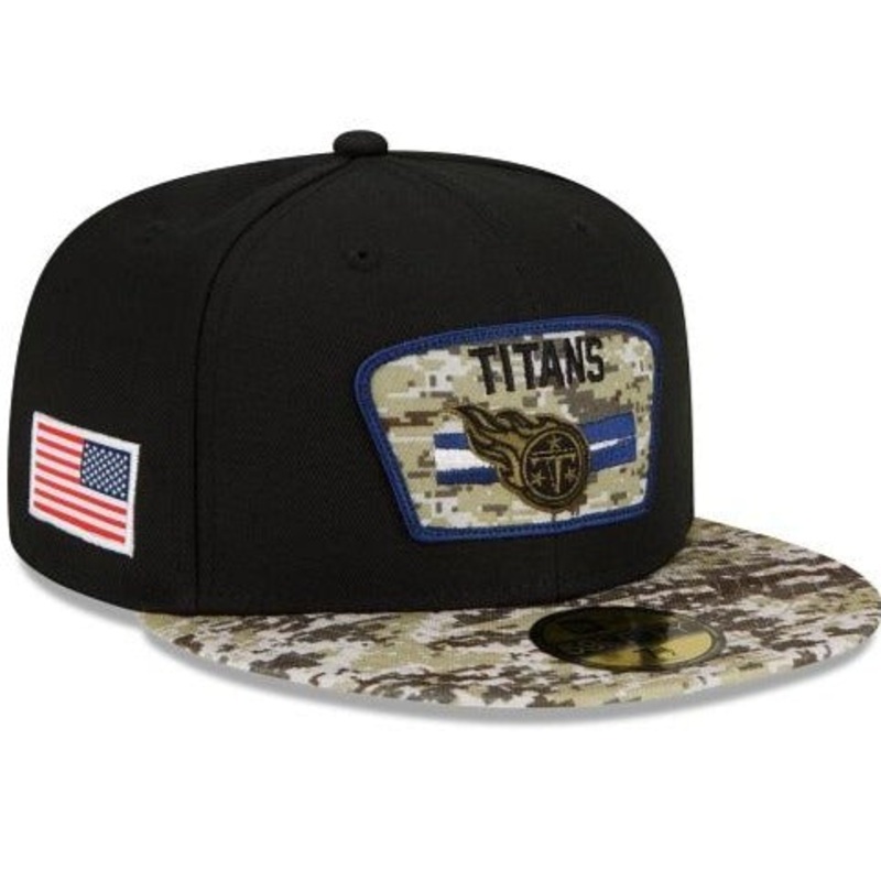 New Era Tennessee Titans Salute To Service 2021 59FIFTY Fitted Hat