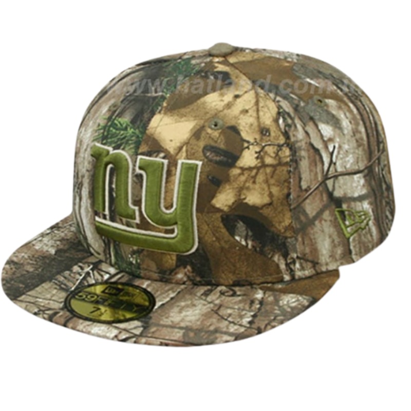 New Era New York Giants Realtree Camo 59FIFTY Fitted Hat